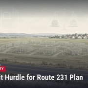 Fostoria News Aerial view of Route 231 development site in Seneca County, Ohio.